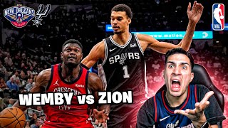 WEMBY ESTABA SÓLO ¡LA TUVIERON PARA GANAR vs ZION  SPURS vs PELICANS 32 [upl. by Akitnahs342]