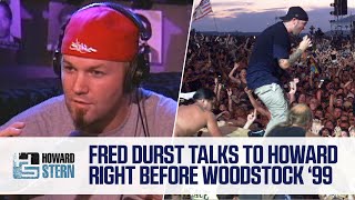 Fred Durst Stops by the Stern Show Before Woodstock ’99 [upl. by Anavoig]