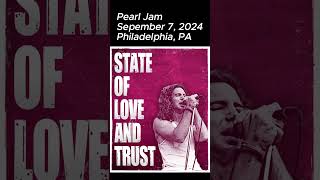 Pearl Jam State of Love and Trust 9724 Philly rock grungeband rock pearljam rockband pj 1k [upl. by Salba]