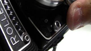 Rolleiflex 28F Type2 Carl Zeiss Planar [upl. by Ycnan]