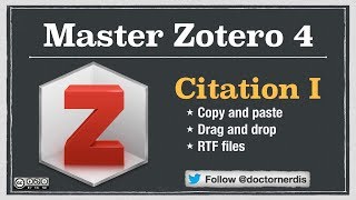 Zotero Tutorial Creating Quick Citations [upl. by Shuping988]