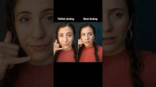 Acting VS TikTok Acting… actingchallenge [upl. by Amo]