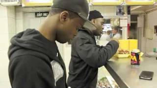 GHETTS BEING PARRED IN A CHIP SHOP [upl. by Morganstein]