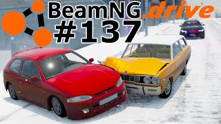 BeamNGdrive 137  TEST RUCHU DROGOWEGO W WARUNKACH ZIMOWYCH 💥❄️ [upl. by Avie]