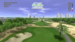 Emirates Golf Club Faldo Course Flyovers Holes 118 [upl. by Meehyr70]