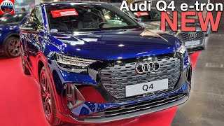 All NEW Audi Q4 etron 2024  Visual REVIEW amp Practicality exterior amp interior UPDATE [upl. by Ylil721]