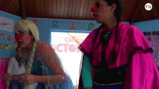 Show infantil temático Frozen clown ❄️🥶 con Ana y Elsa MUNDO FLIX Lima Perú [upl. by Ojyma]