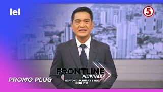 TV5  Jiggy Manicad on Frontline Pilipinas promo 07JAN24 [upl. by Hester]