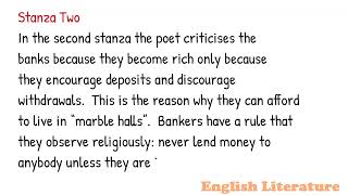 Summary and analysis of BANKERS ARE LIKE ANYBODY ELSE EXCEPT RICHER by Ogden Nash [upl. by Micheline]