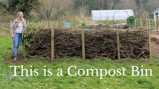 Beautiful DIY Compost Bin Using Pallets Costs Almost Nothing [upl. by Nahsor]