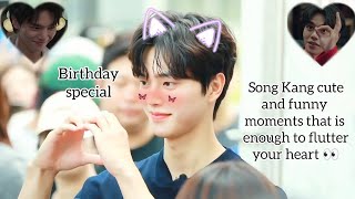 Birthday Special Song Kang cute and funny moments that is enough to flutter your heart 👀 [upl. by Teraj]