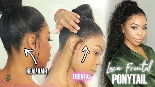 DOS amp DONTS of a Frontal Ponytail LACE FRONTAL PONYTAIL BEGINNERS  Ms Coco Hair [upl. by Airetal]