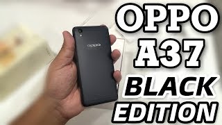 Oppo A37 Black Edition New Launch Unboxing amp First Look [upl. by Yaluz]