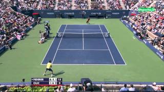 RFederer vs MCilic US Open 2011 HD [upl. by Aihsia]