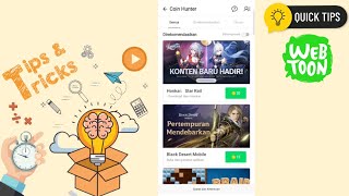 Coin Hunter Webtoon Beneran bisa dapet koin gratis Gimana sih caranya Yukk kepoin [upl. by Sherard]