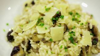 Wild Mushroom Risotto Recipe [upl. by Lyrpa]