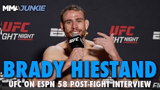 Brady Hiestand Everyones Screwed at Bantamweight Once I Find Best Form  UFC on ESPN 58 [upl. by Care]