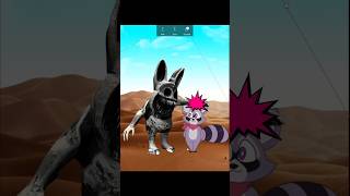 Monster Bunny Attacked The Wrong Raccoon shorts indigopark zoonomaly rambley animation [upl. by Huttan]