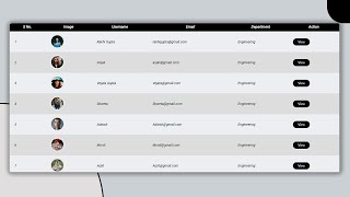 How to create a responsive table using HTML and CSS [upl. by Iidnarb]