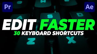 30 Keyboard Shortcuts in Premiere Pro [upl. by Yetty712]