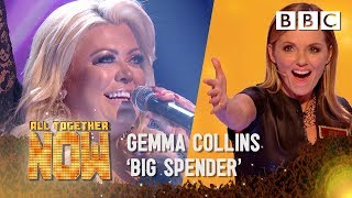 Reality star Gemma Collins STUNS Geri Horner with amazing Big Spender  All Together Now [upl. by Ahsilrac]