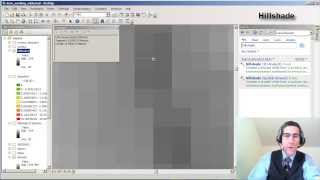 Comparing a DEM to a Hillshade in ArcGIS [upl. by Dygert56]