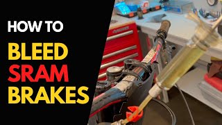 Sram Brake Bleed  Quick amp Easy CodeGuideLevel [upl. by Snave]