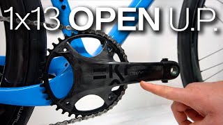 OPEN UP Gravelbike mit Campagnolo Ekar 1x13 Schaltgruppe amp Campagnolo Shamal Gravel Laufradsatz [upl. by Burnaby]