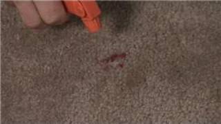 Carpet Cleaning  Removal of a Berry Juice Stain From Carpet [upl. by Lachus437]