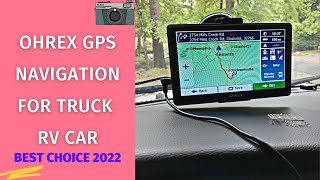 OHREX GPS Navigation for Truck RV Car Review amp User Manual  Best Seller GPS Navigation [upl. by Alra]