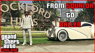 GTA 5 Online From Squalor To Baller Ep 1 From The Beginning [upl. by Euqinna76]