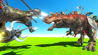 Using EVERY Upgrade on a TREX  Animal Revolt Battle Simulator [upl. by Mulac]