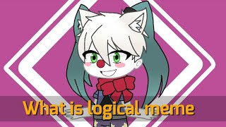 Kitty channel afnans What is logical meme Gacha ver  flipaclip [upl. by Madda525]