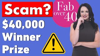 Is Fab Over 40 Contest Legit Or Scam Honest Review [upl. by Young]