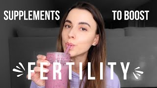 FERTILITY SUPPLEMENTS  what I take to help me get pregnant and why [upl. by Notlim]