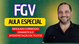 Análise Completa Correção de Simulado da FGV [upl. by Pinebrook]