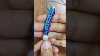 how to make adjustable knot for wristband  bracelet  part 2 [upl. by Abby]