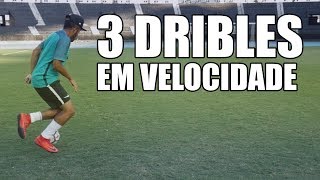 3 DRIBLES EM VELOCIDADE PARA USAR NO CAMPO  FOOTZ [upl. by Olympias]