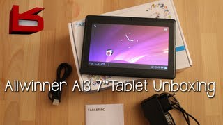 Allwinner A13 Q88 7quot Android Tablet  Unboxing [upl. by Yolande]