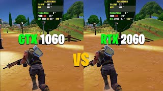 GTX 1060 vs RTX 2060  Fortnite Performance Mode  Chapter 5 Season 2 [upl. by Fish]