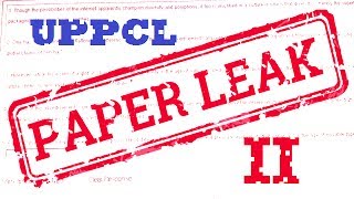 UPPCL Electrical Objective Question Paper 2017 part 2 With answer  Electrical MCQ [upl. by Chelsey]