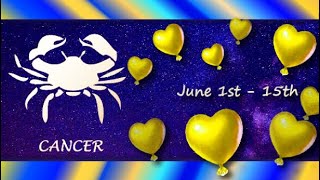 Cancer June 1st  15th SPIRITUAL AWAKENING OVERWHELMED with their FEELINGS amp EMOTIONS for YOU [upl. by Nicki]