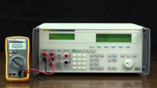 The 5080A MultiProduct Calibrator Calibrating a Digital Multimeter [upl. by Nuoras]