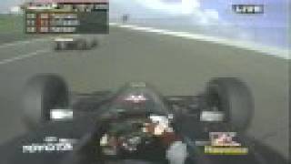 CART Fontana 2001  Da Matta super pass [upl. by Nnyre]