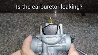 Carburetor overflow [upl. by Kenn779]