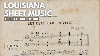 Louisiana Sheet Music  A Digital Collection [upl. by Nylesor]