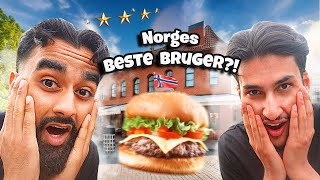 TESTER NORGES BESTE BURGER JØNK [upl. by Baoj133]