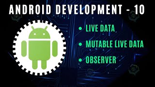 Introduction of LiveData MutableLiveData And Observer in Kotlin  Android Studio [upl. by Dahs]