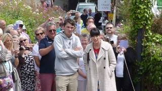 A little girl interupts Caroline Catz filming a scene from Doc Martin [upl. by Hock]