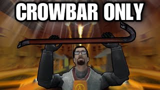 Is It Possible To Beat HalfLife Using Only The Crowbar [upl. by Chatterjee]